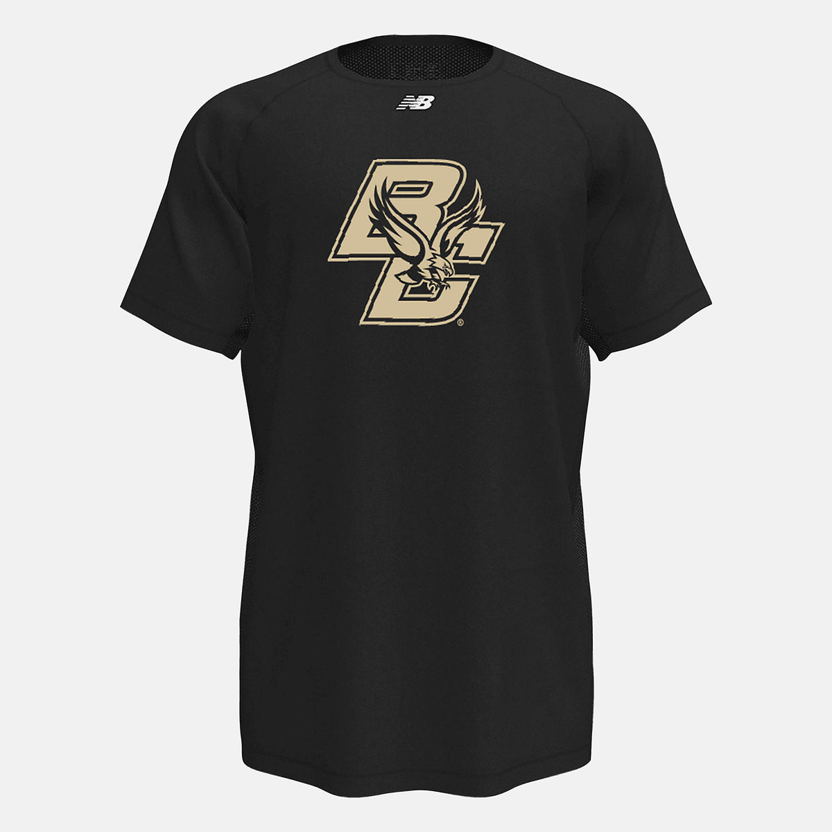 Team Black Raglan Tech Tee(Boston College) New Balance Clothing