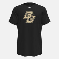 Team Black Raglan Tech Tee(Boston College) New Balance Clothing