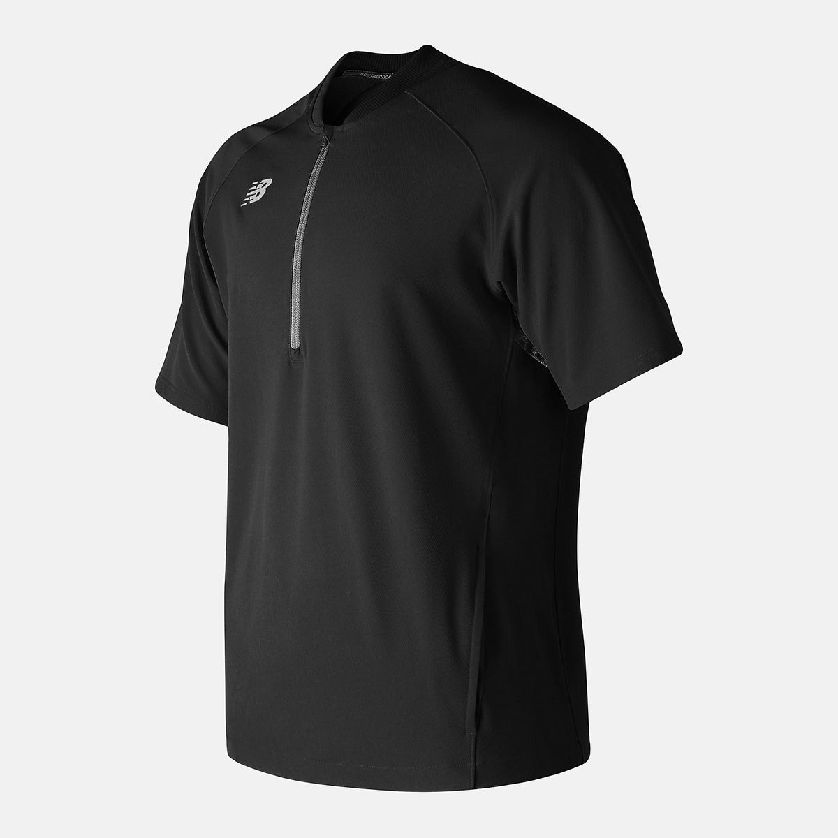 Team Black Short Sleeve 3000 Batting Jacket New Balance Clothing