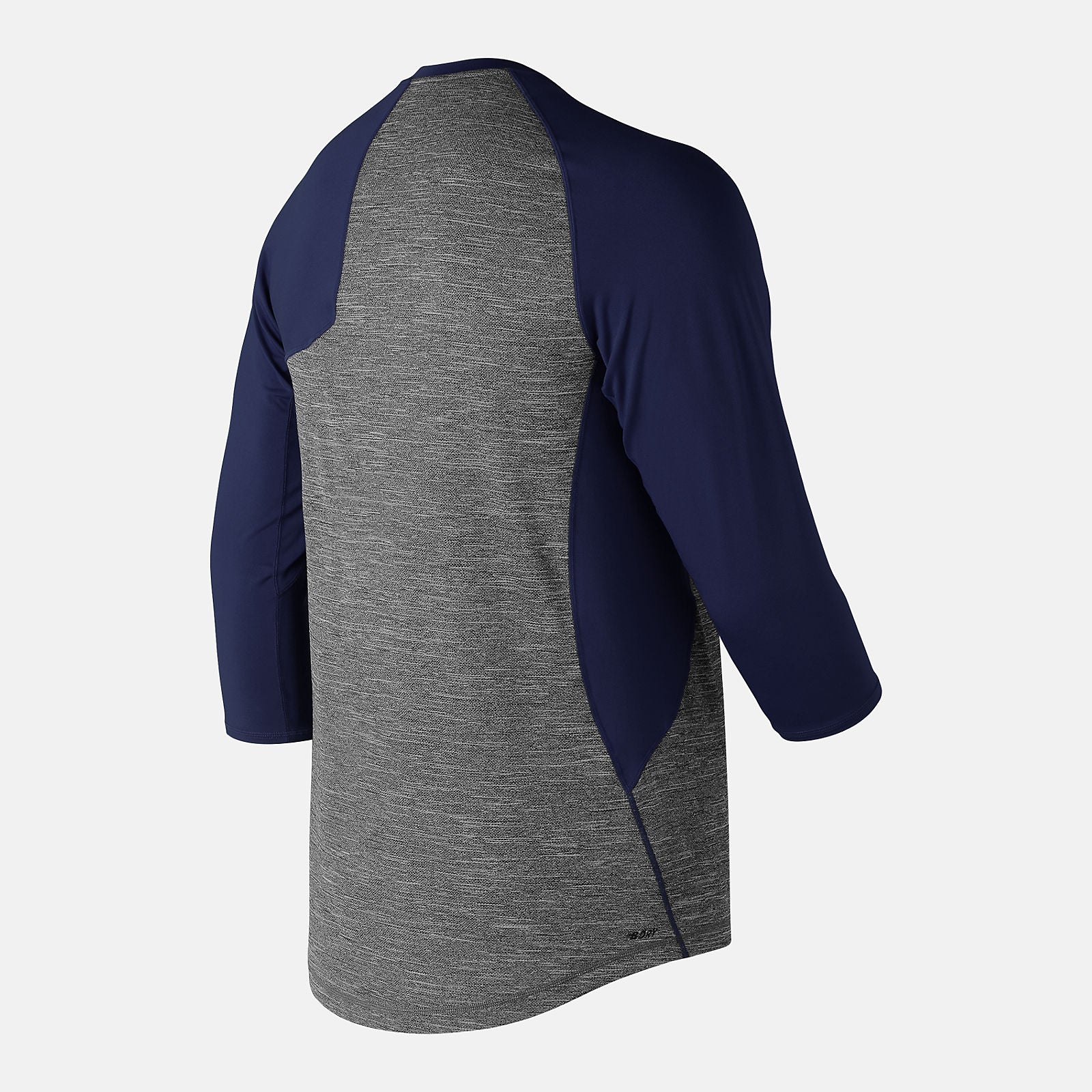 Team Navy Asym 2.0 Left 3/4 Sleeve New Balance Clothing