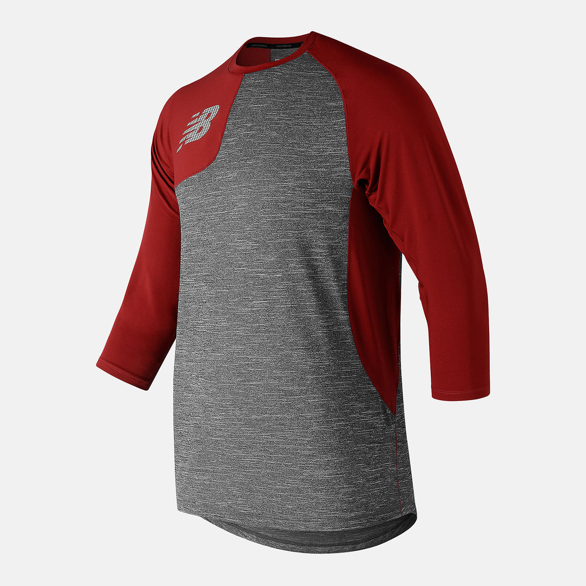 Team Red Asym 2.0 Right 3/4 Sleeve New Balance Clothing