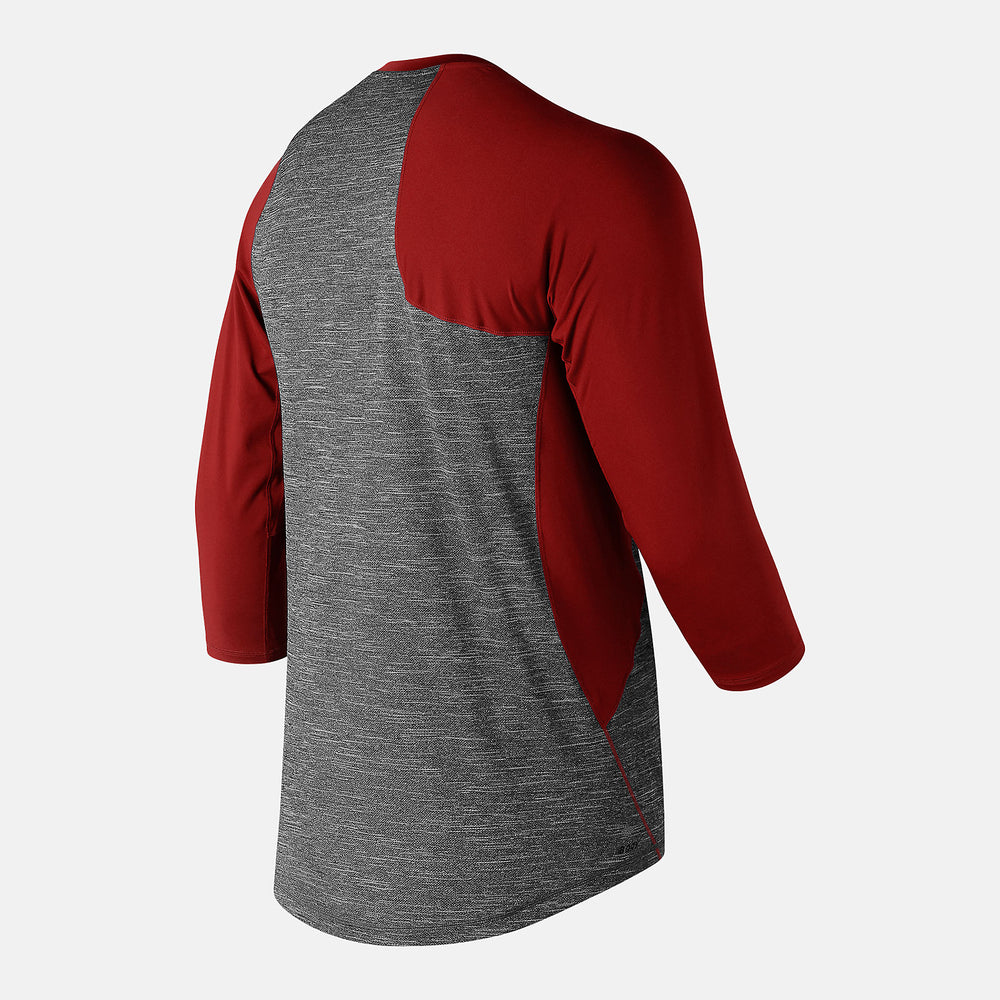 Team Red Asym 2.0 Right 3/4 Sleeve New Balance Clothing
