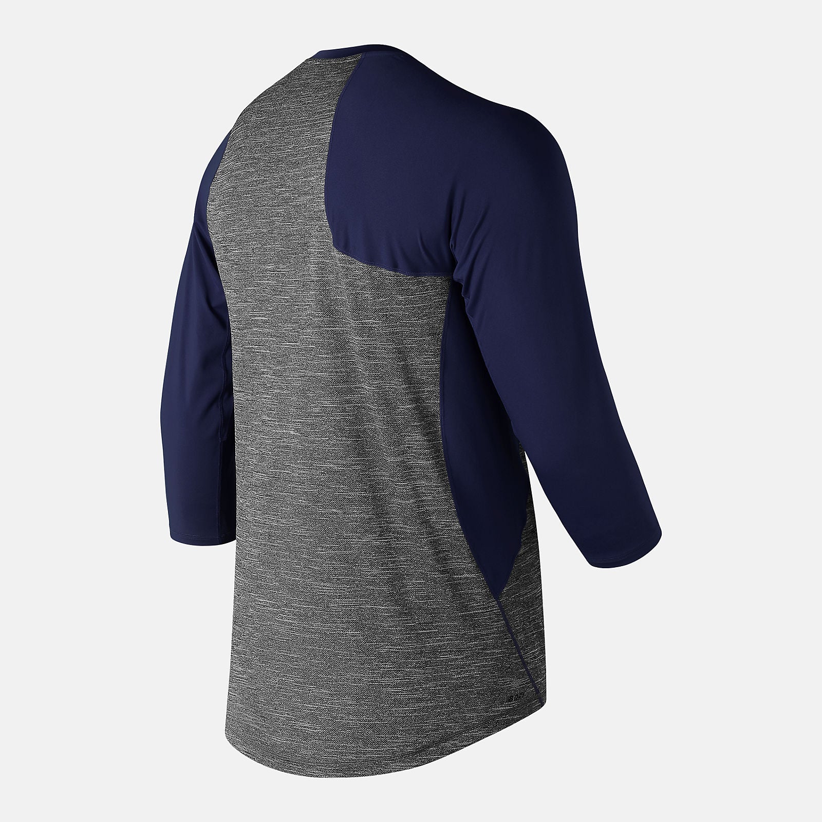 Team Navy Asym 2.0 Right 3/4 Sleeve New Balance Clothing
