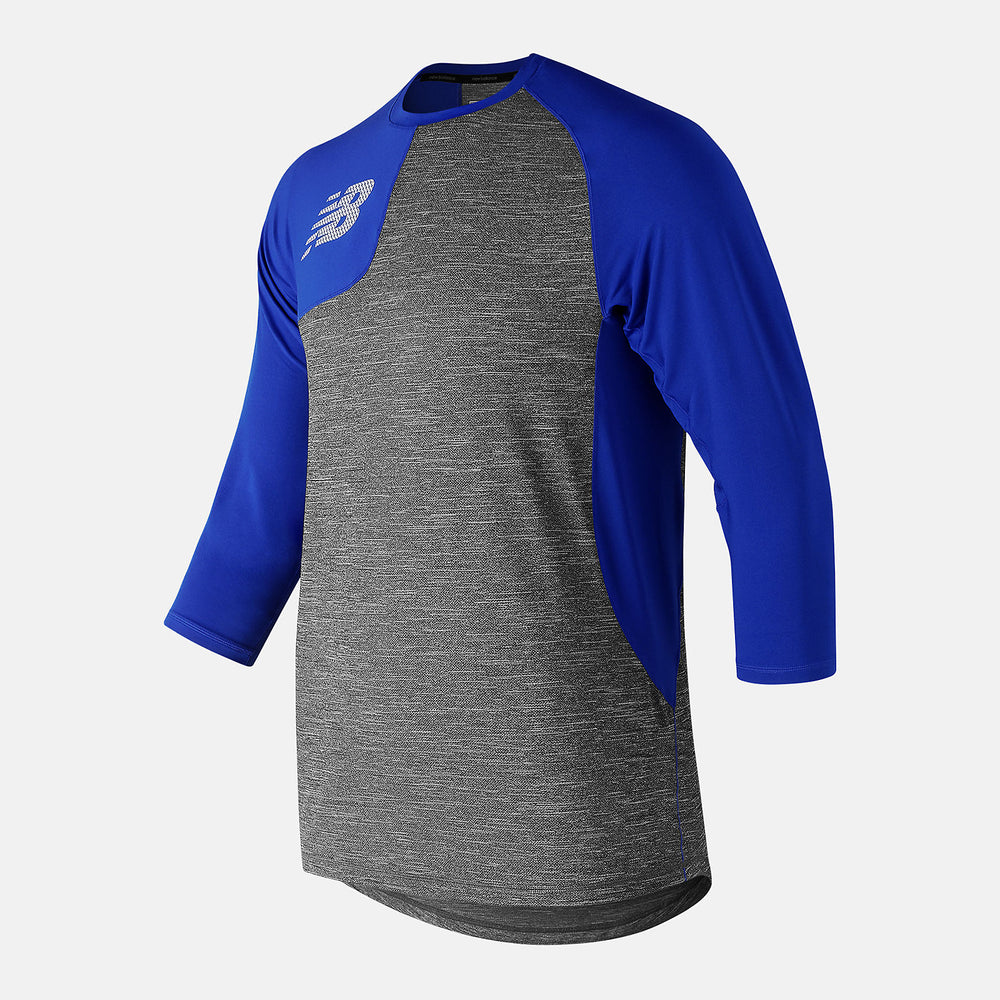 Team Royal Asym 2.0 Right 3/4 Sleeve New Balance Clothing