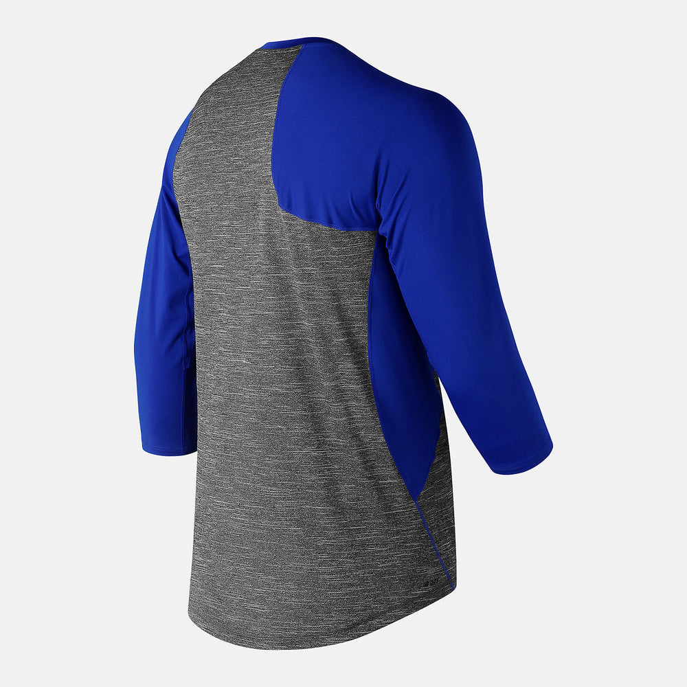 Team Royal Asym 2.0 Right 3/4 Sleeve New Balance Clothing