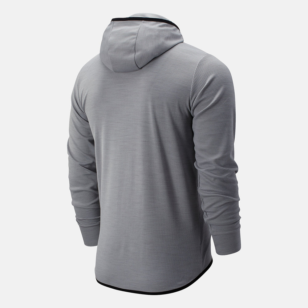 Athletic Grey Tenacity Hooded QTR Zip New Balance Clothing