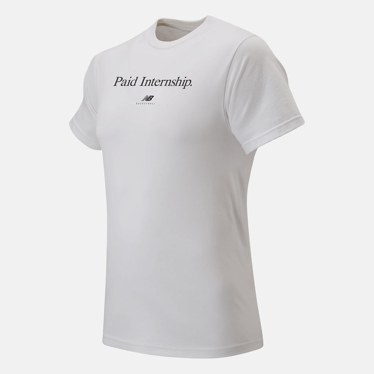 White Paid Internship Tee New Balance Clothing