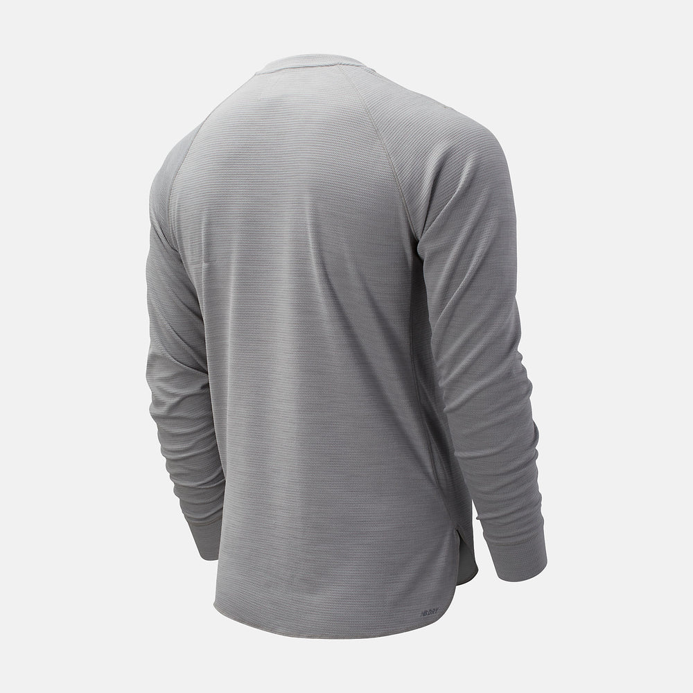 Athletic Grey ASYM Baseball Henley New Balance Clothing