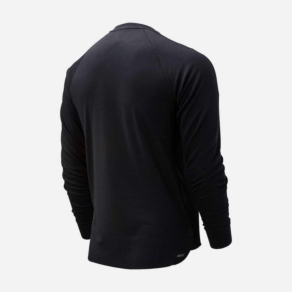 Black ASYM Baseball Henley New Balance Clothing