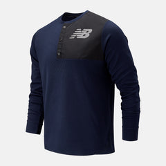 Team Navy ASYM Baseball Henley New Balance Clothing