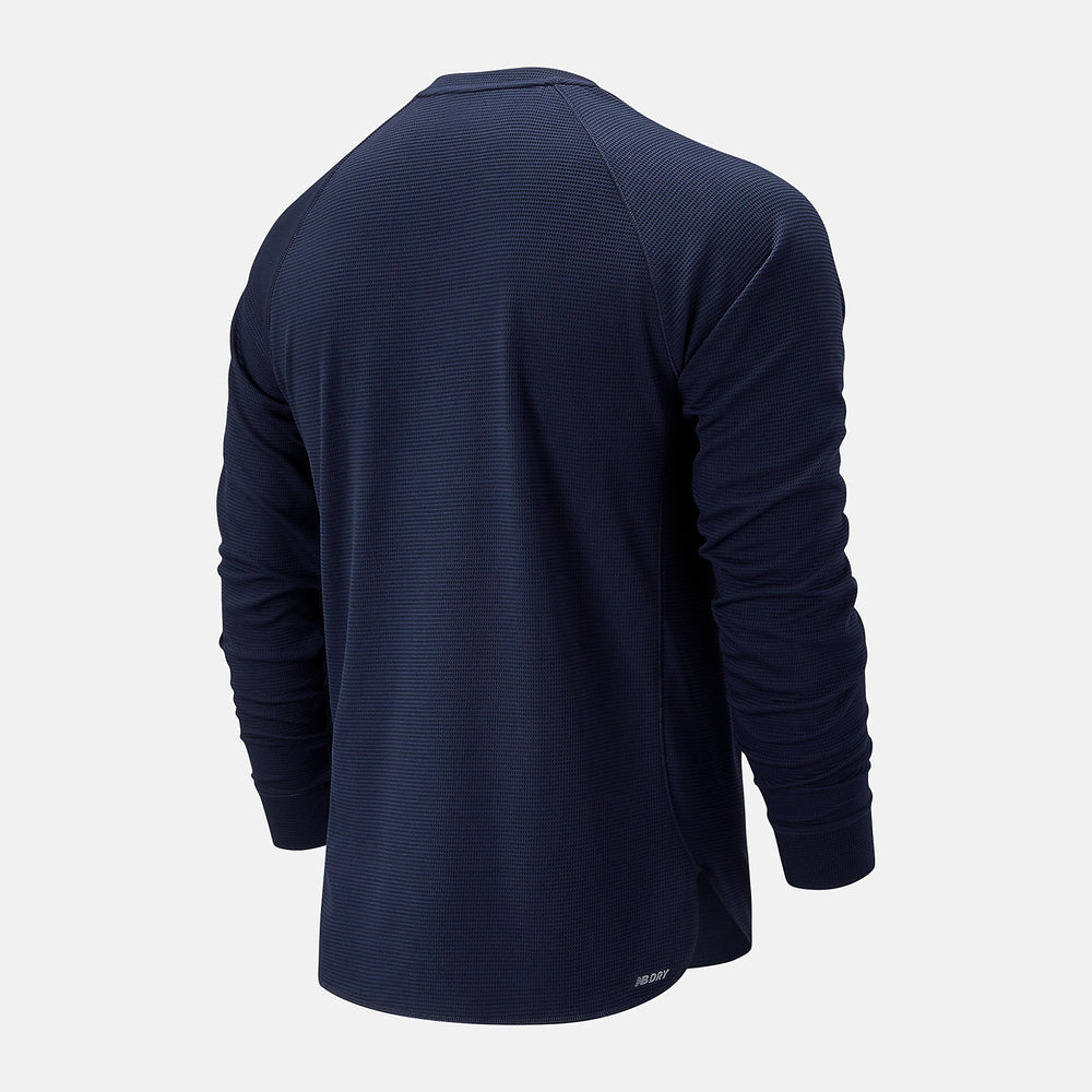 Team Navy ASYM Baseball Henley New Balance Clothing