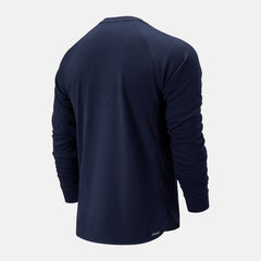 Team Navy ASYM Baseball Henley New Balance Clothing
