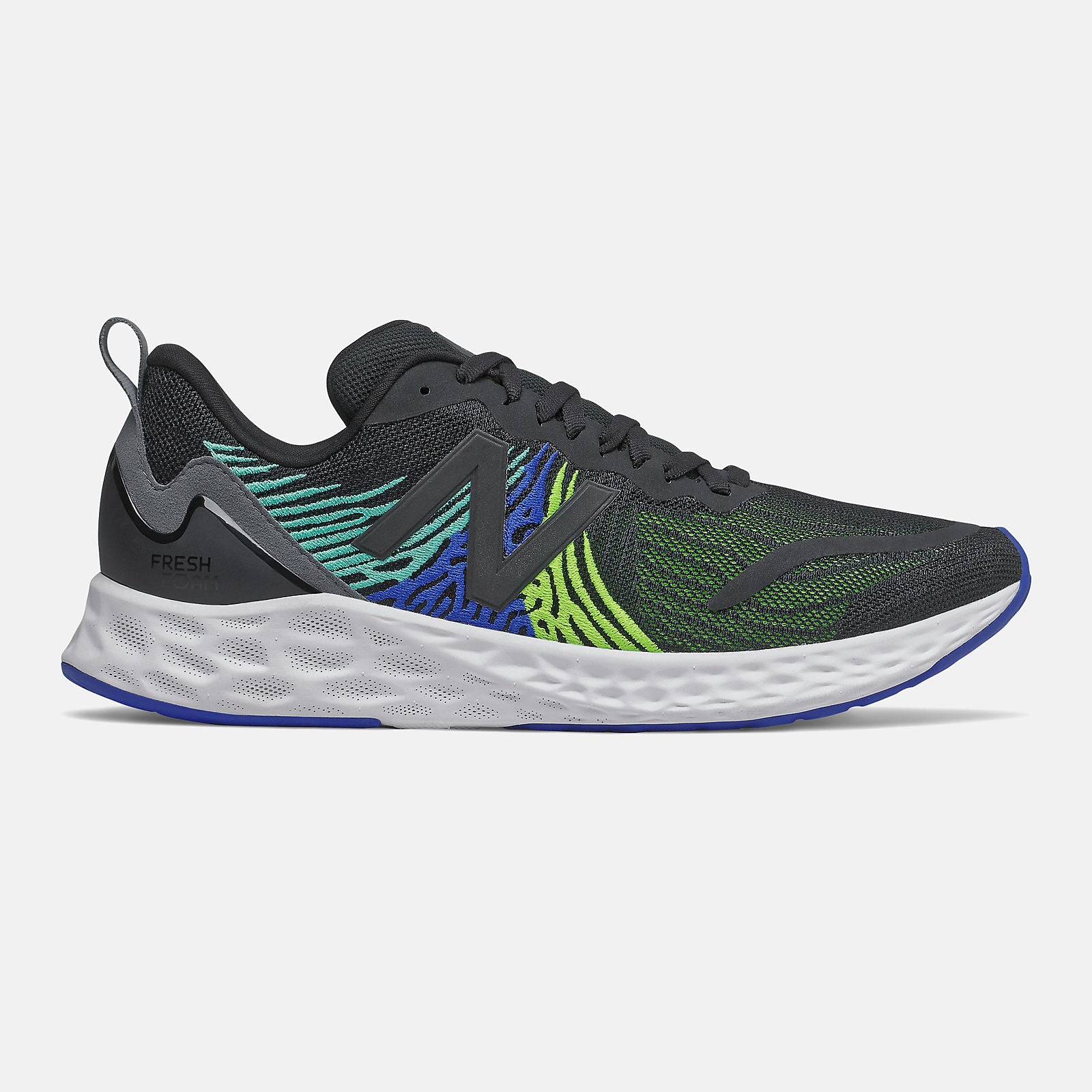 Black/Energy Lime and Cobalt Blue Fresh Foam Tempo New Balance Shoes