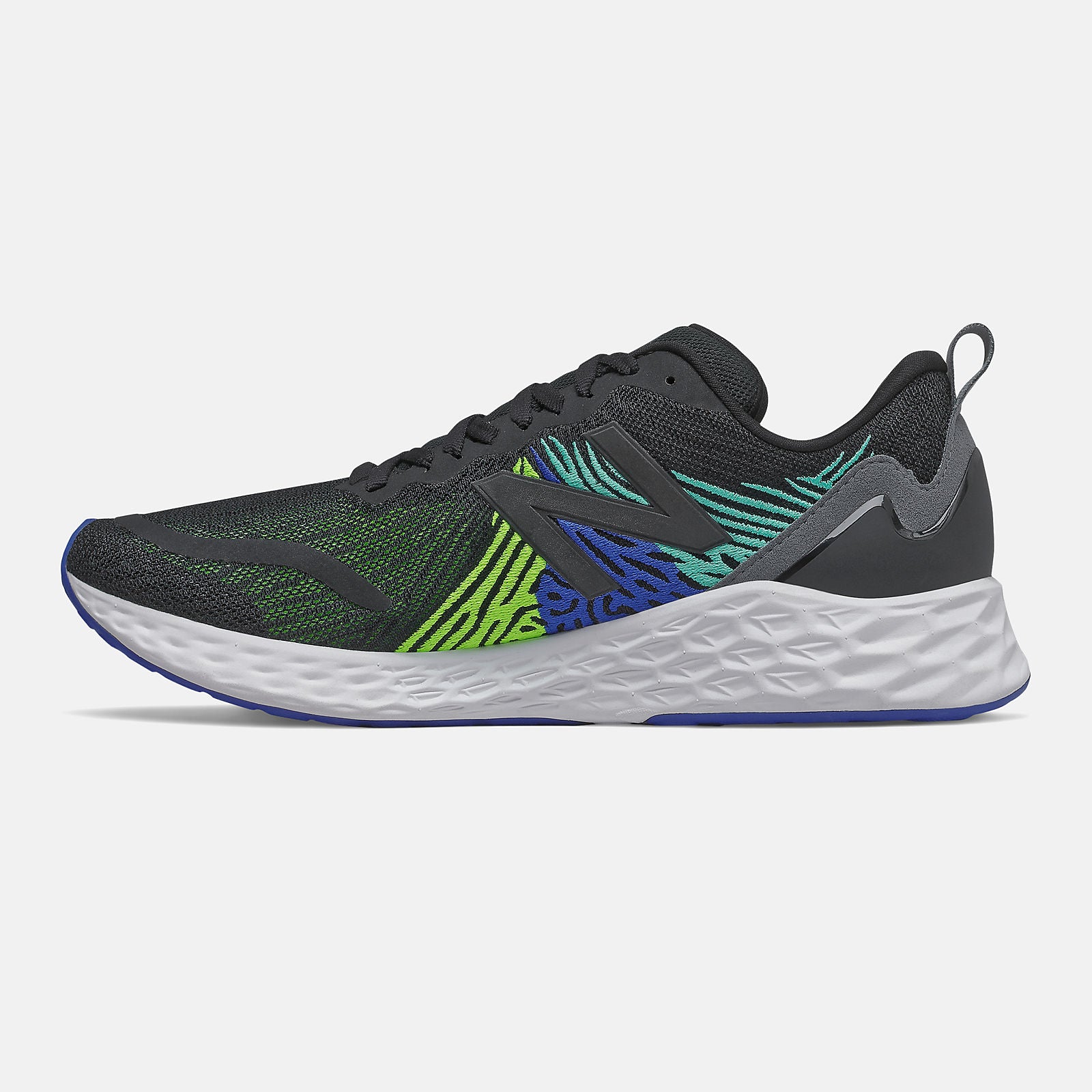 Black/Energy Lime and Cobalt Blue Fresh Foam Tempo New Balance Shoes
