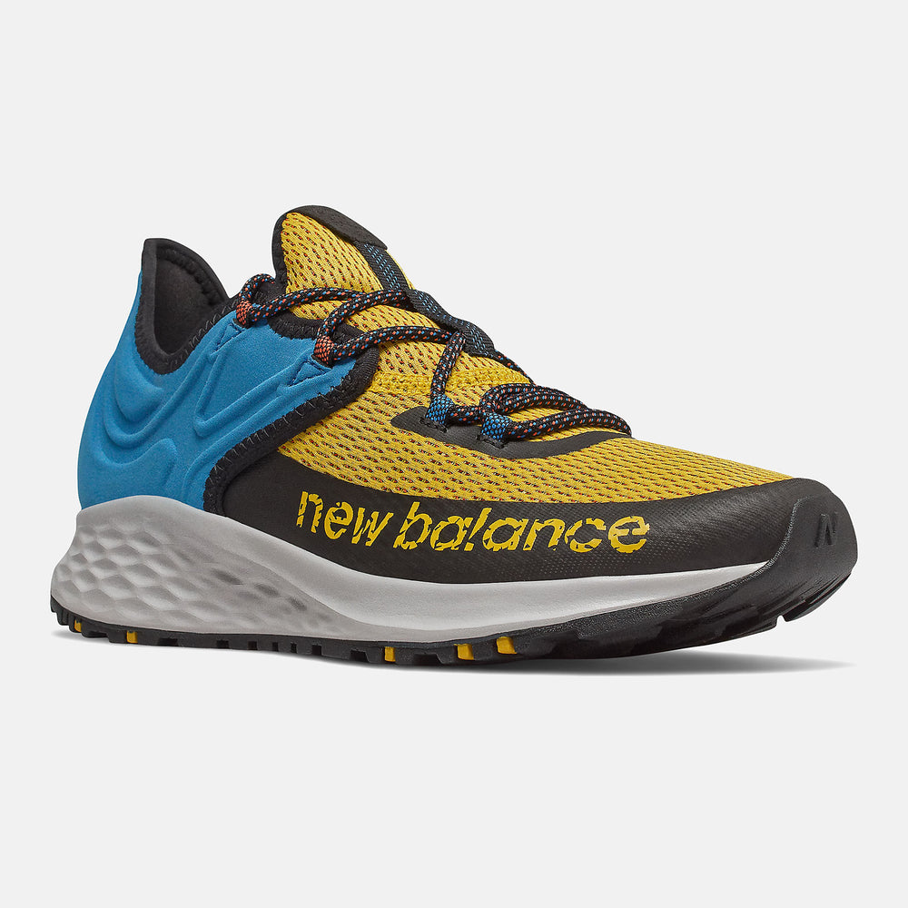 Varsity Gold/Neo Classic Blue and Black Fresh Foam Roav Trail New Balance Shoes