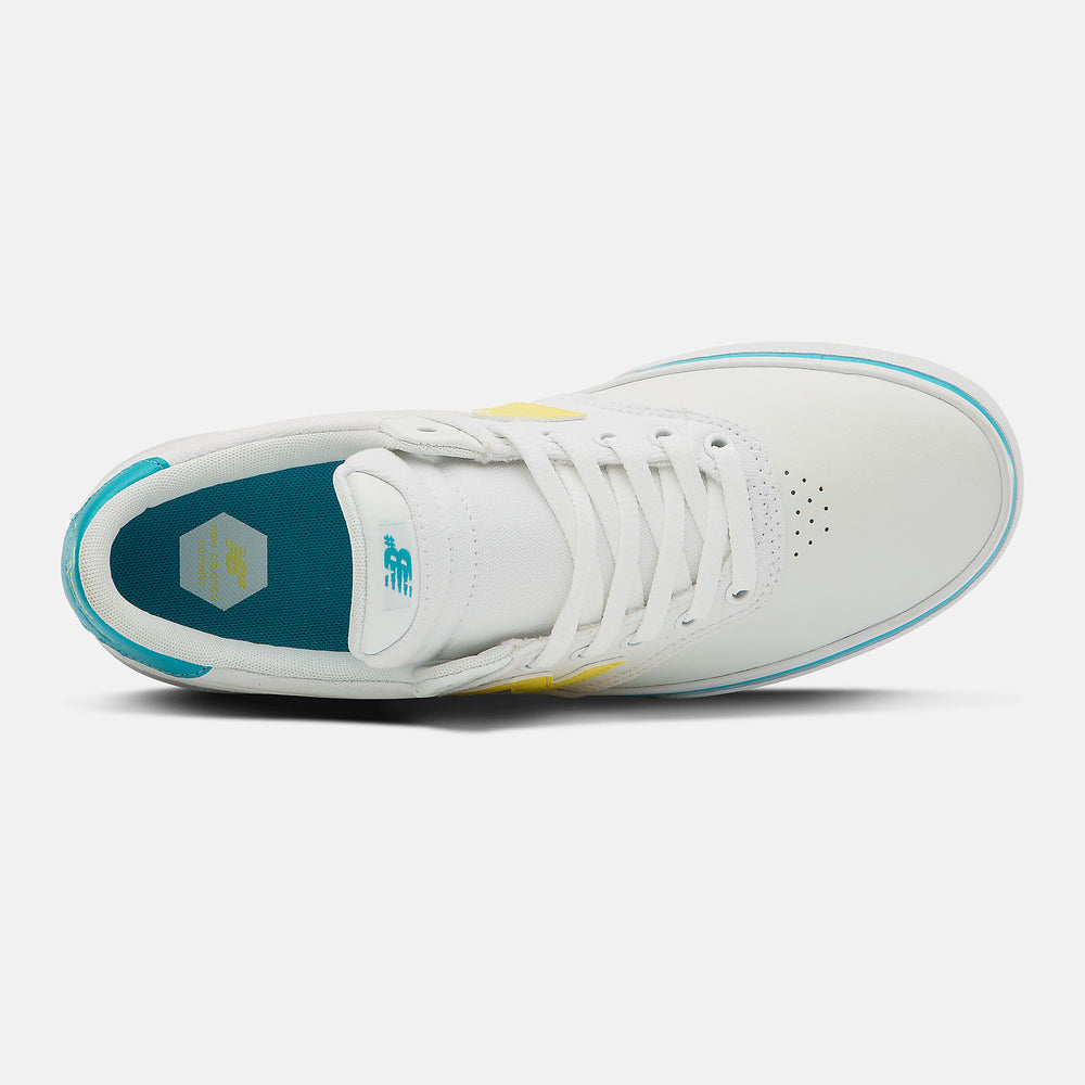 White/Yellow Numeric 255 New Balance Shoes