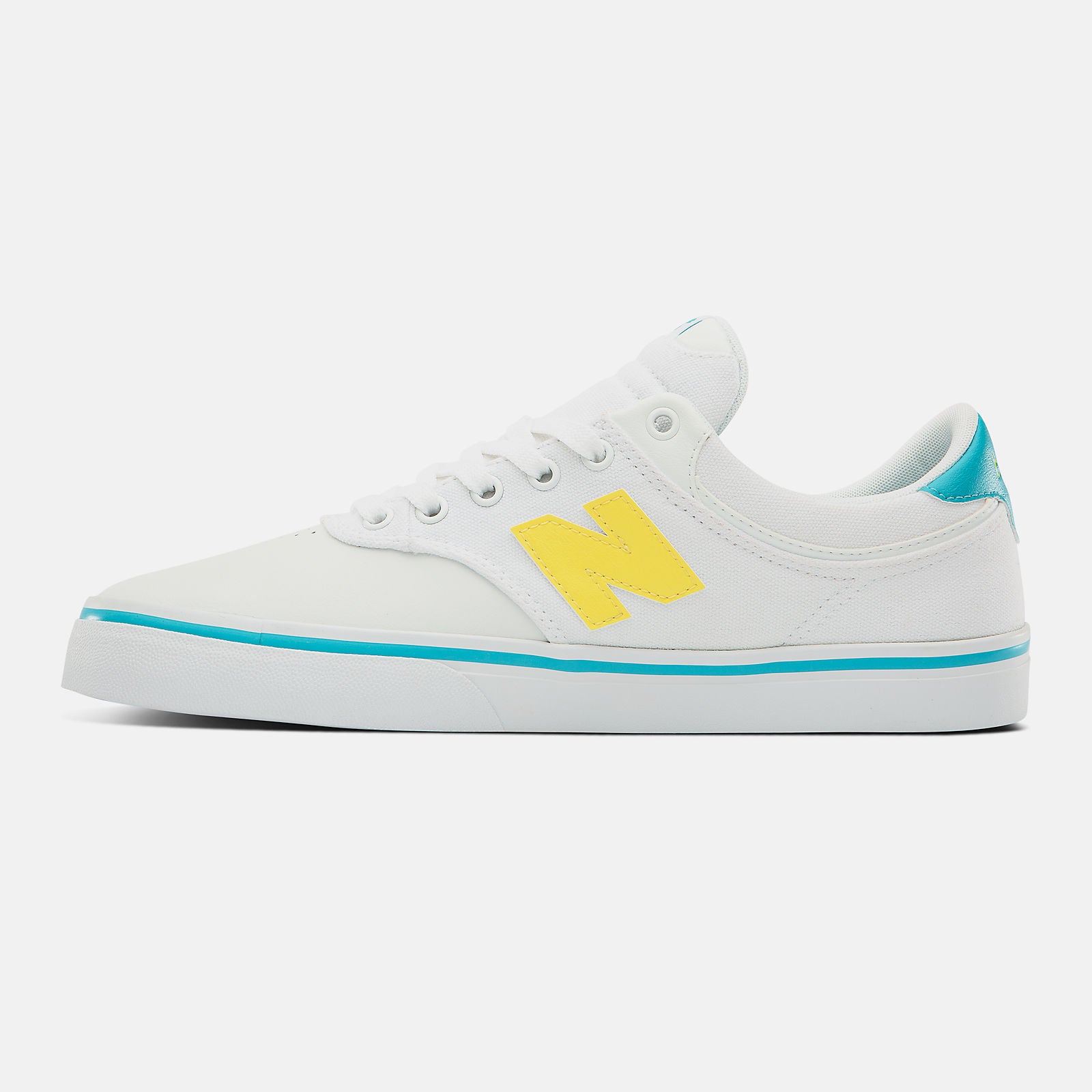 White/Yellow Numeric 255 New Balance Shoes