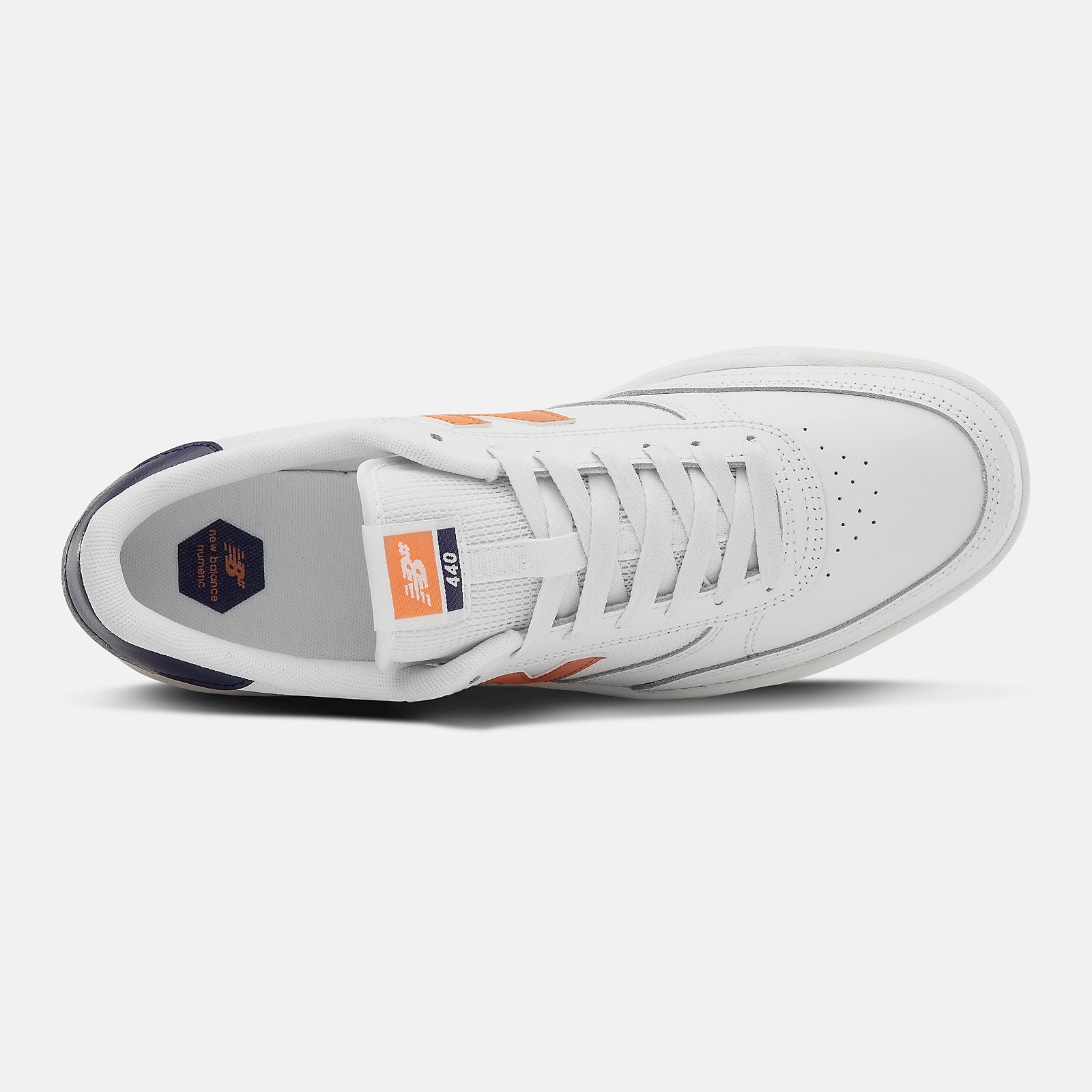 White/Orange New Balance Numeric NM440 New Balance Shoes