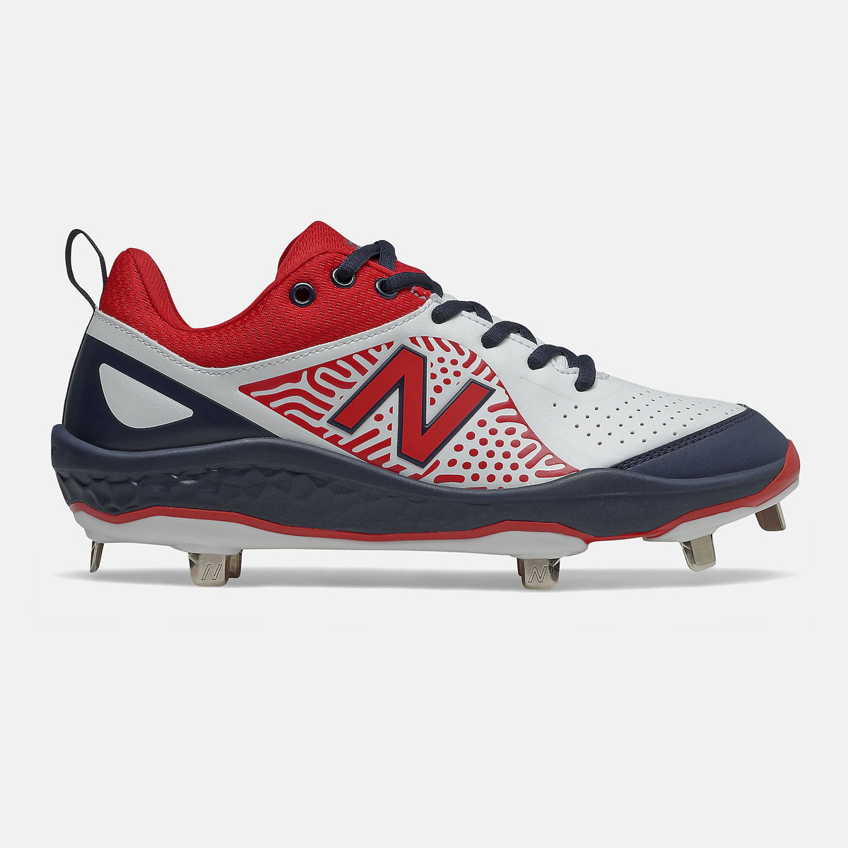 Red/White and Navy Fresh Foam Velo v2 New Balance Shoes