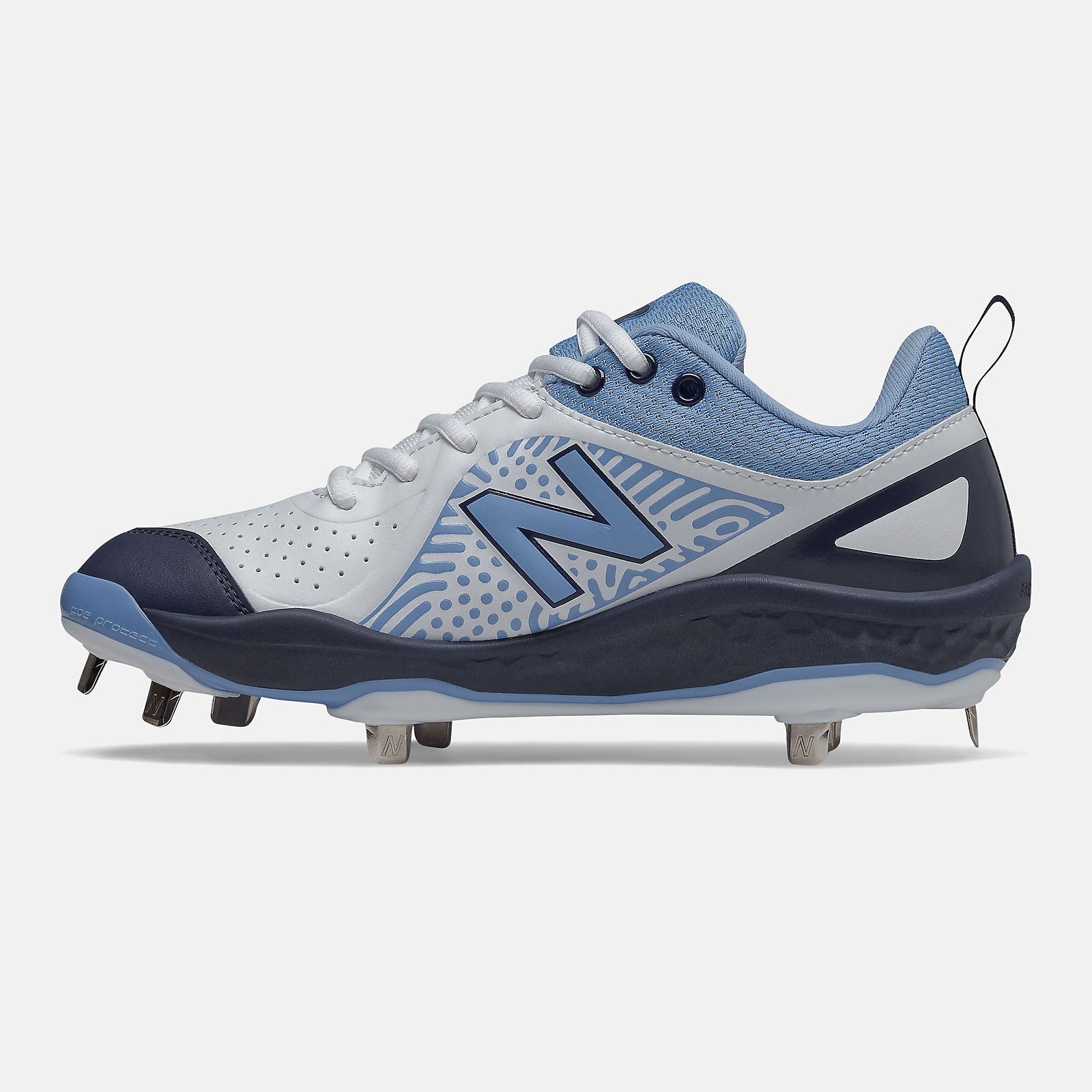 Navy/Team Carolina and White Fresh Foam Velo v2 New Balance Shoes