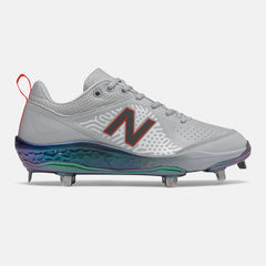 Grey/Flame and Iridescent Fresh Foam Velo v2 VIP New Balance Shoes