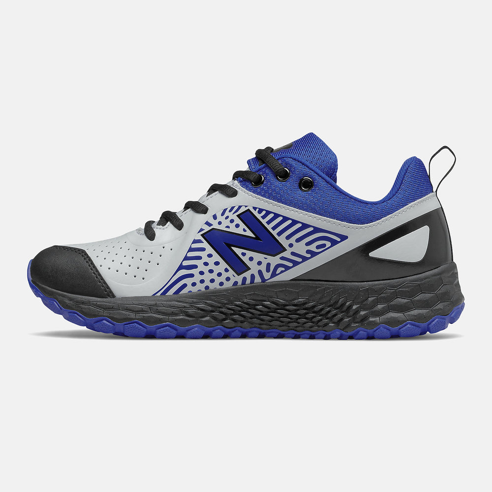 Black/Royal Blue and White Fresh Foam Velo v2 Turf New Balance Shoes