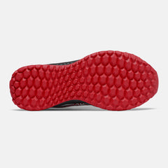Black/Red and White Fresh Foam Velo v2 Turf New Balance Shoes