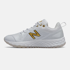 White/Gold Fresh Foam Velo v2 Turf New Balance Shoes