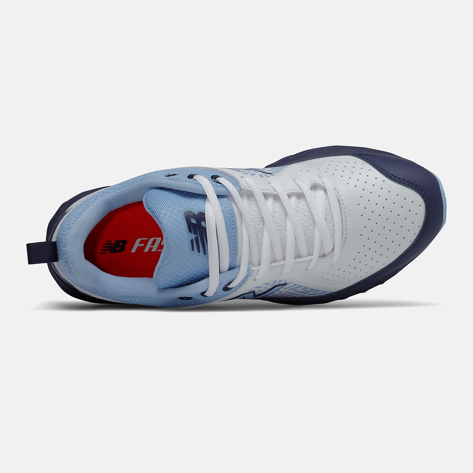 Navy/Team Carolina and White Fresh Foam Velo v2 Turf New Balance Shoes