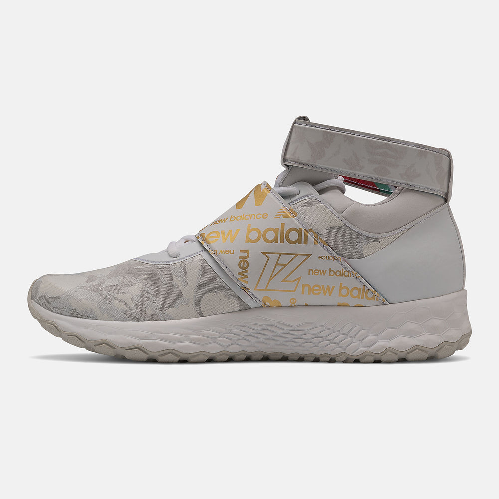 White/Gold Lindor 1 New Balance Shoes