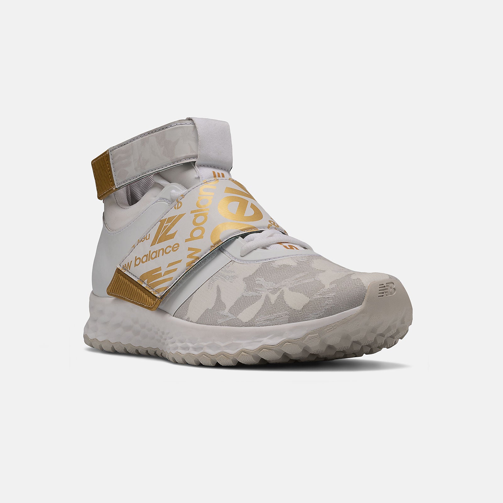White/Gold Lindor 1 New Balance Shoes