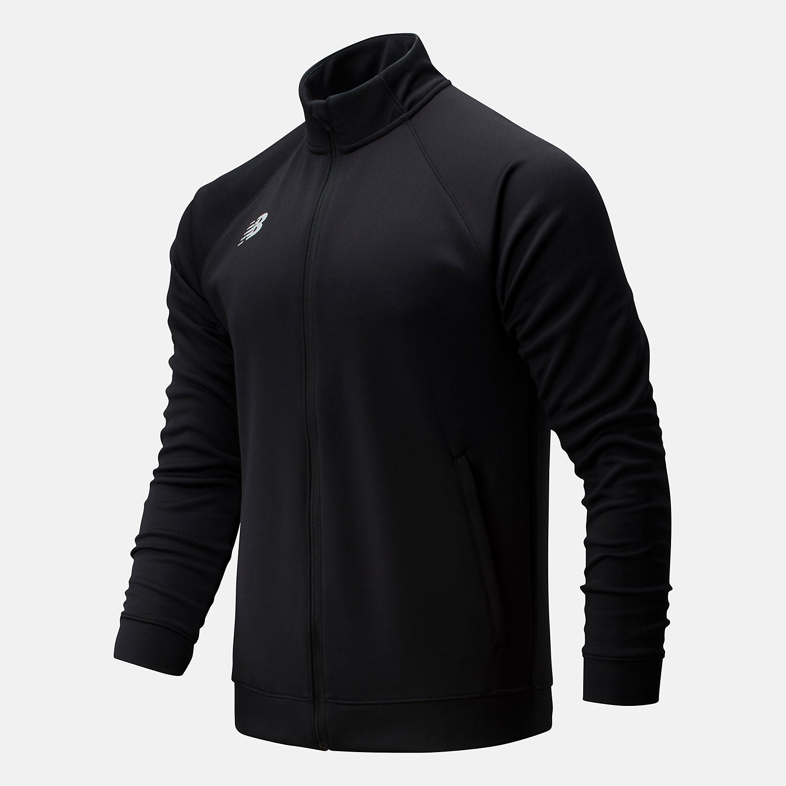 Team Black Knit Training Jacket New Balance Clothing