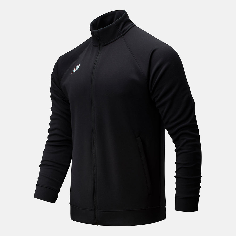 Team Black Knit Training Jacket New Balance Clothing