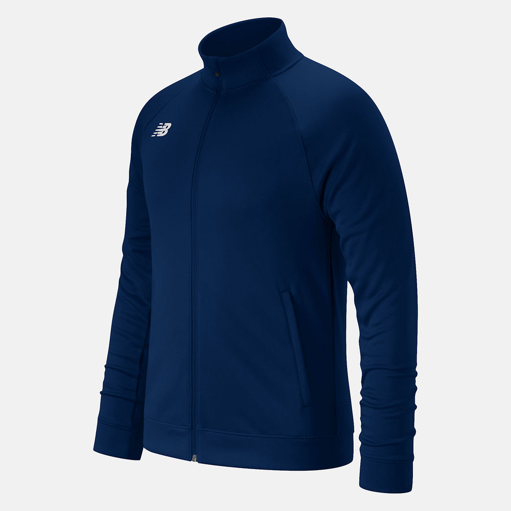 Team Navy Knit Training Jacket New Balance Clothing