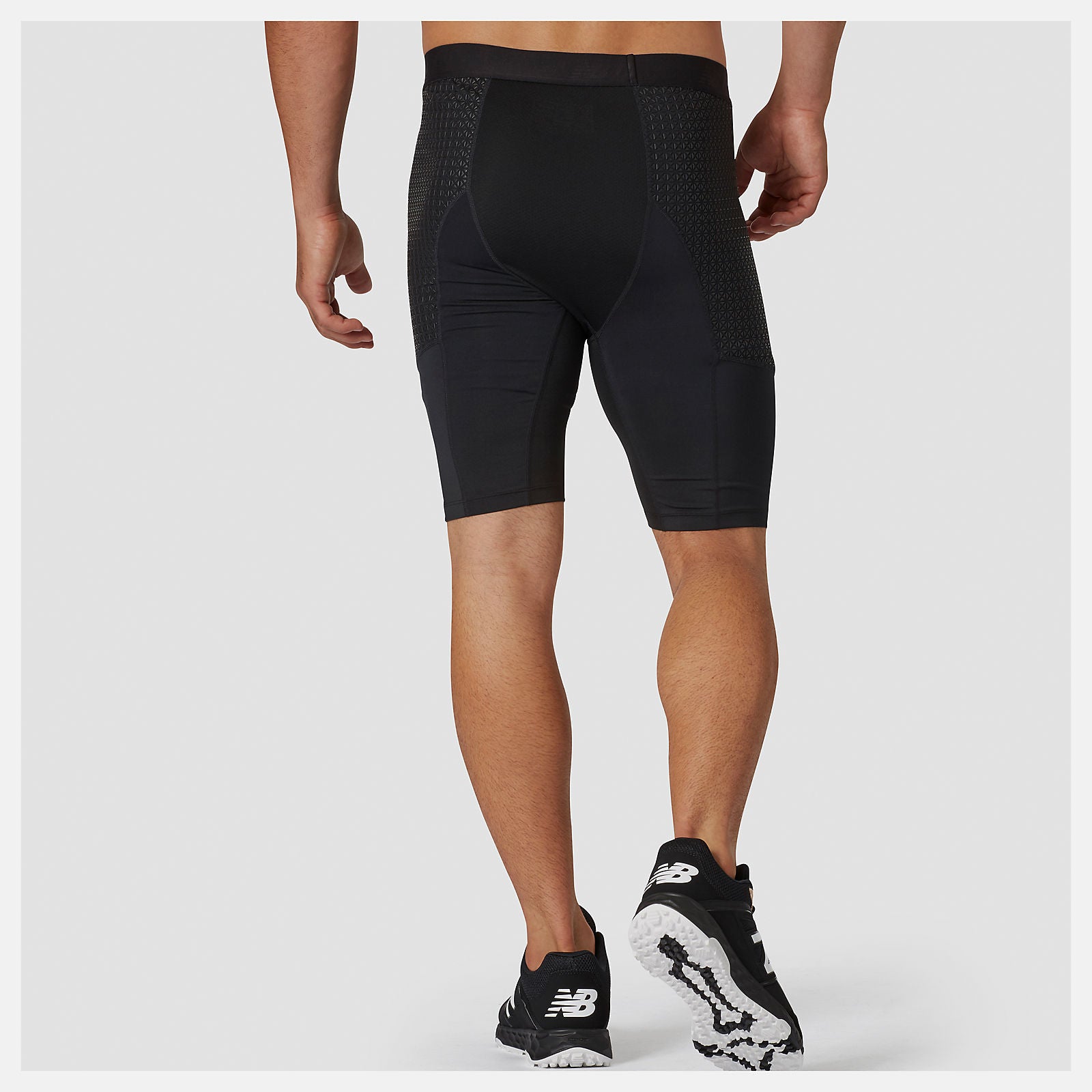 Team Black 4040 Compression Slider Short New Balance Clothing