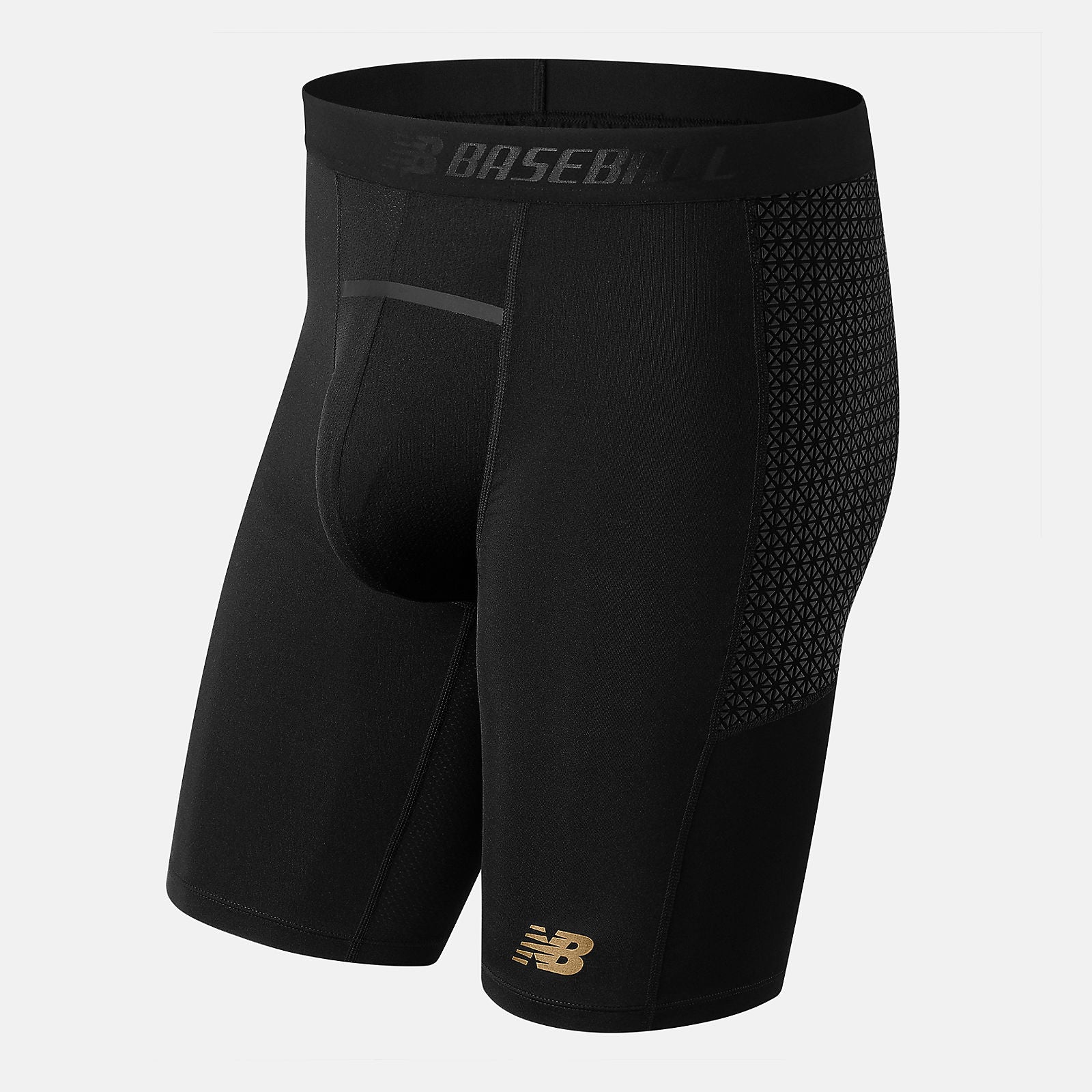 Team Black 4040 Compression Slider Short New Balance Clothing