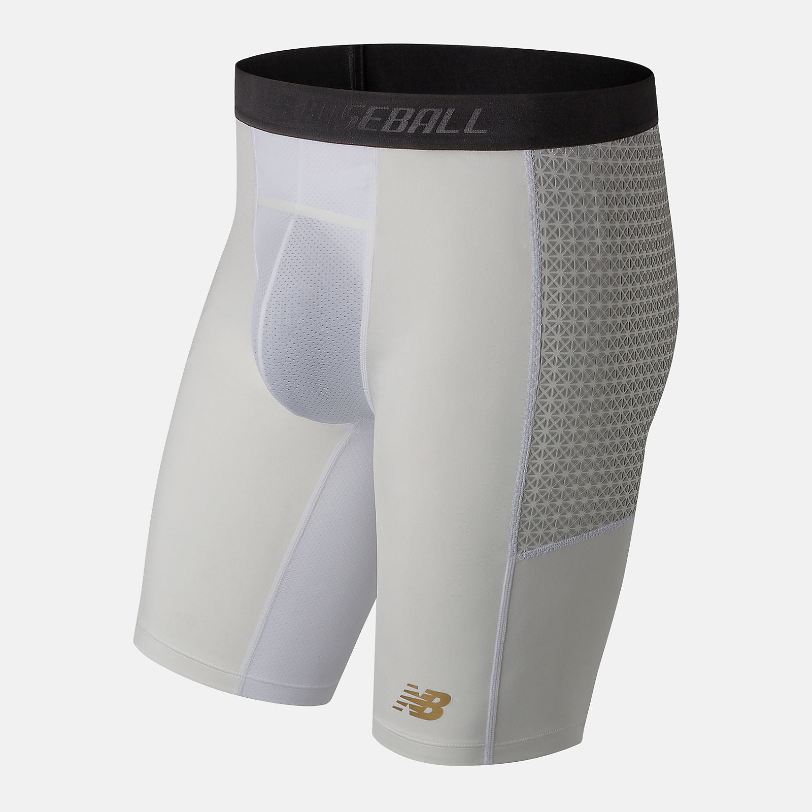 White 4040 Compression Slider Short New Balance Clothing