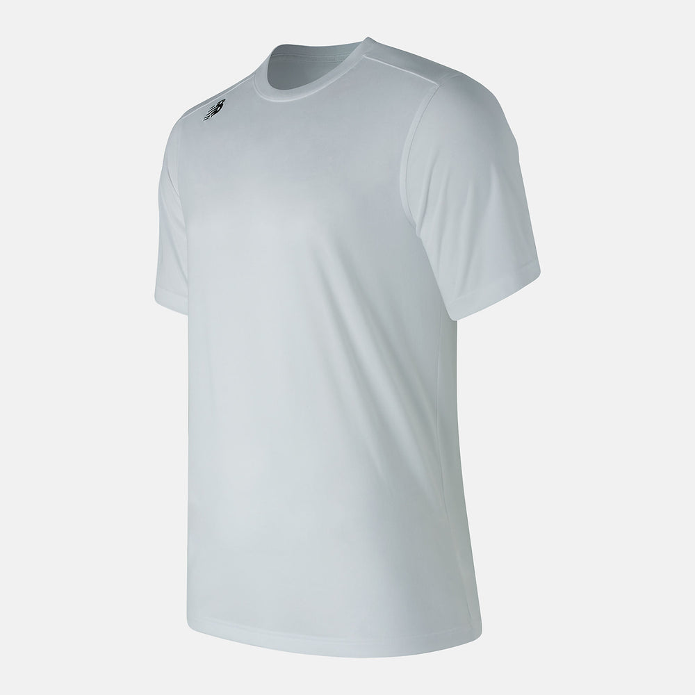 White Short Sleeve Tech Tee New Balance Clothing