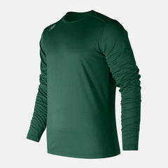 Team Dark Green LS Tech Baseball Tee New Balance Clothing