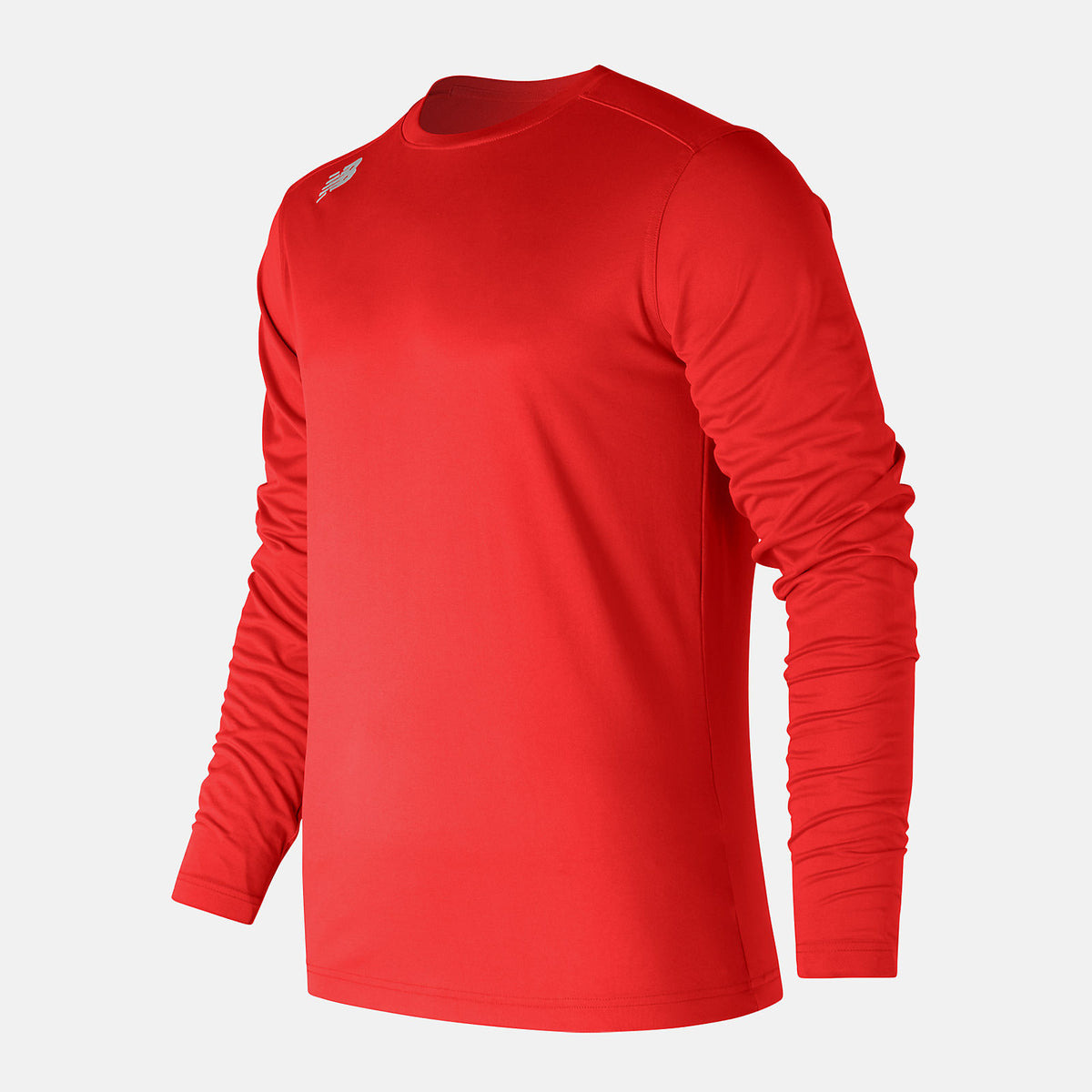 Team Red LS Tech Baseball Tee New Balance Clothing