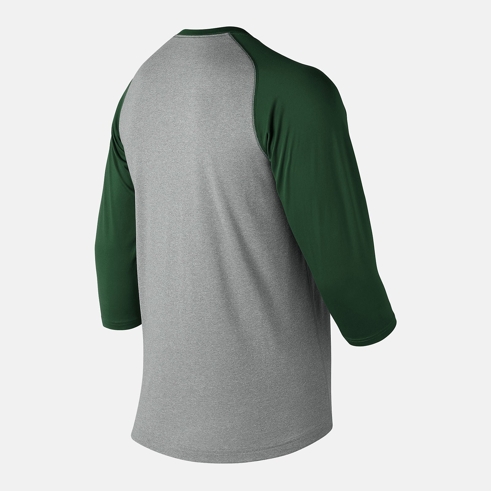Team Dark Green 3/4 Baseball Raglan Top New Balance Clothing