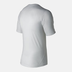 White NB SS Compression Top New Balance Clothing