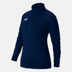 Team Navy Knit Training Jacket New Balance Clothing