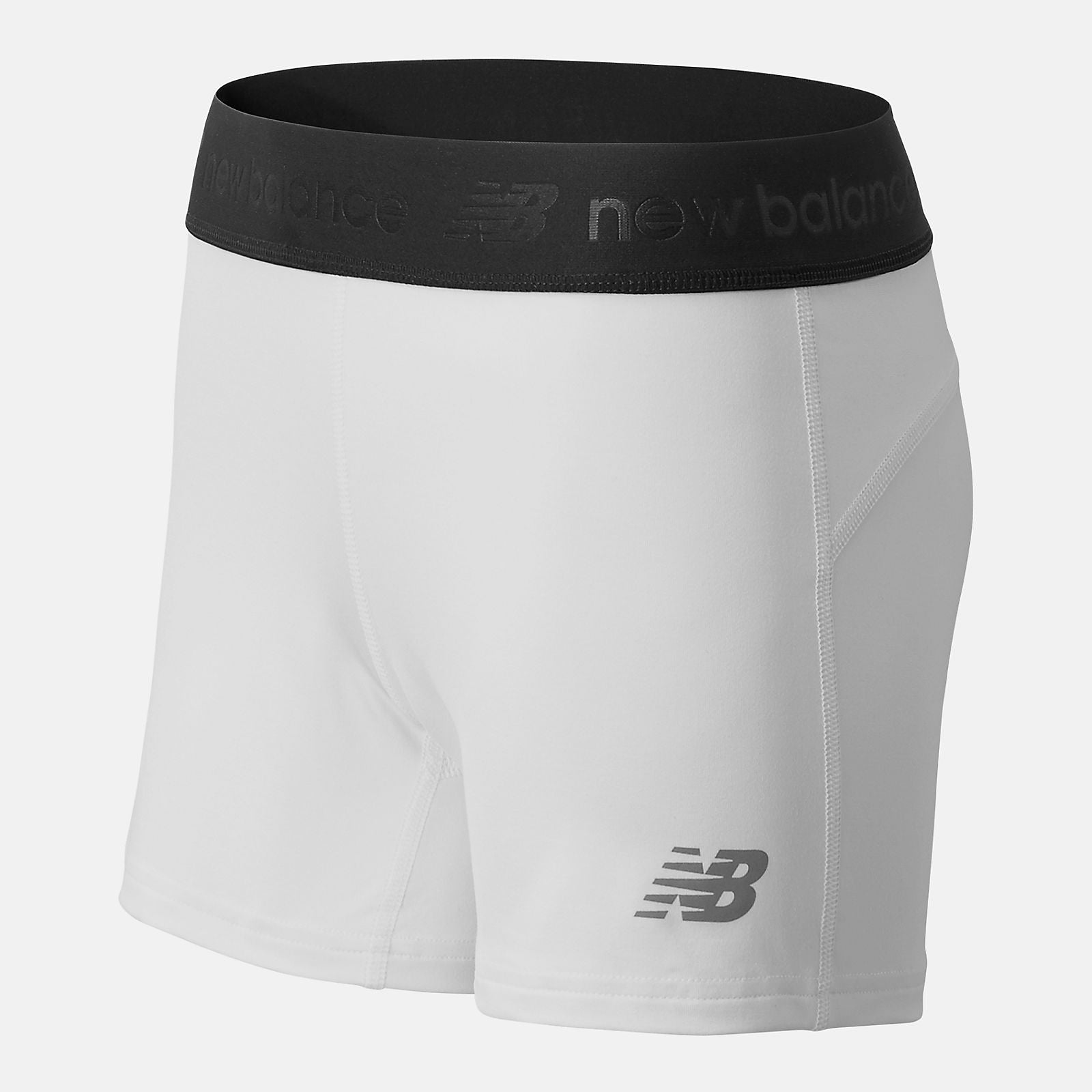 White NB Compression Short New Balance Clothing