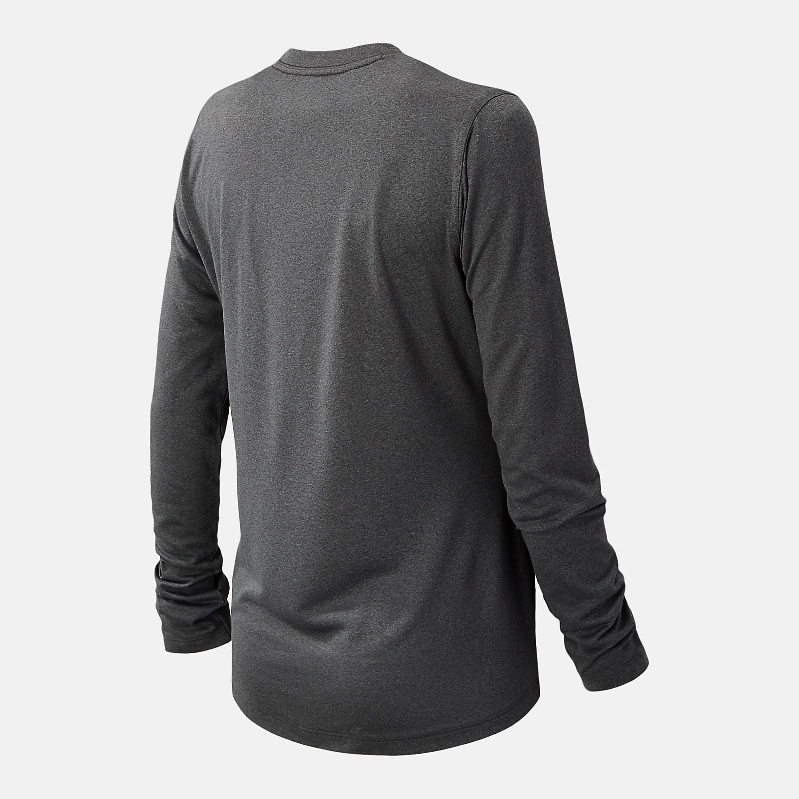Dark Heather Grey NB Long Sleeve Tech Tee New Balance Clothing