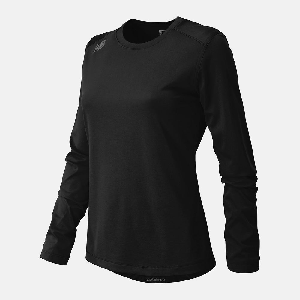 Team Black NB Long Sleeve Tech Tee New Balance Clothing