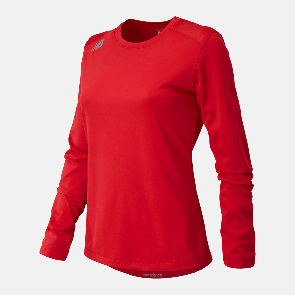 Team Red NB Long Sleeve Tech Tee New Balance Clothing
