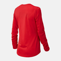 Team Red NB Long Sleeve Tech Tee New Balance Clothing