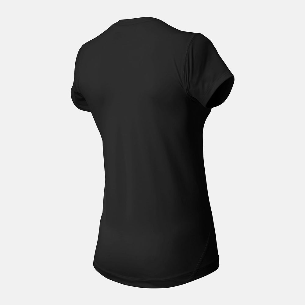 Team Black NB Short Sleeve Compression Top New Balance Clothing