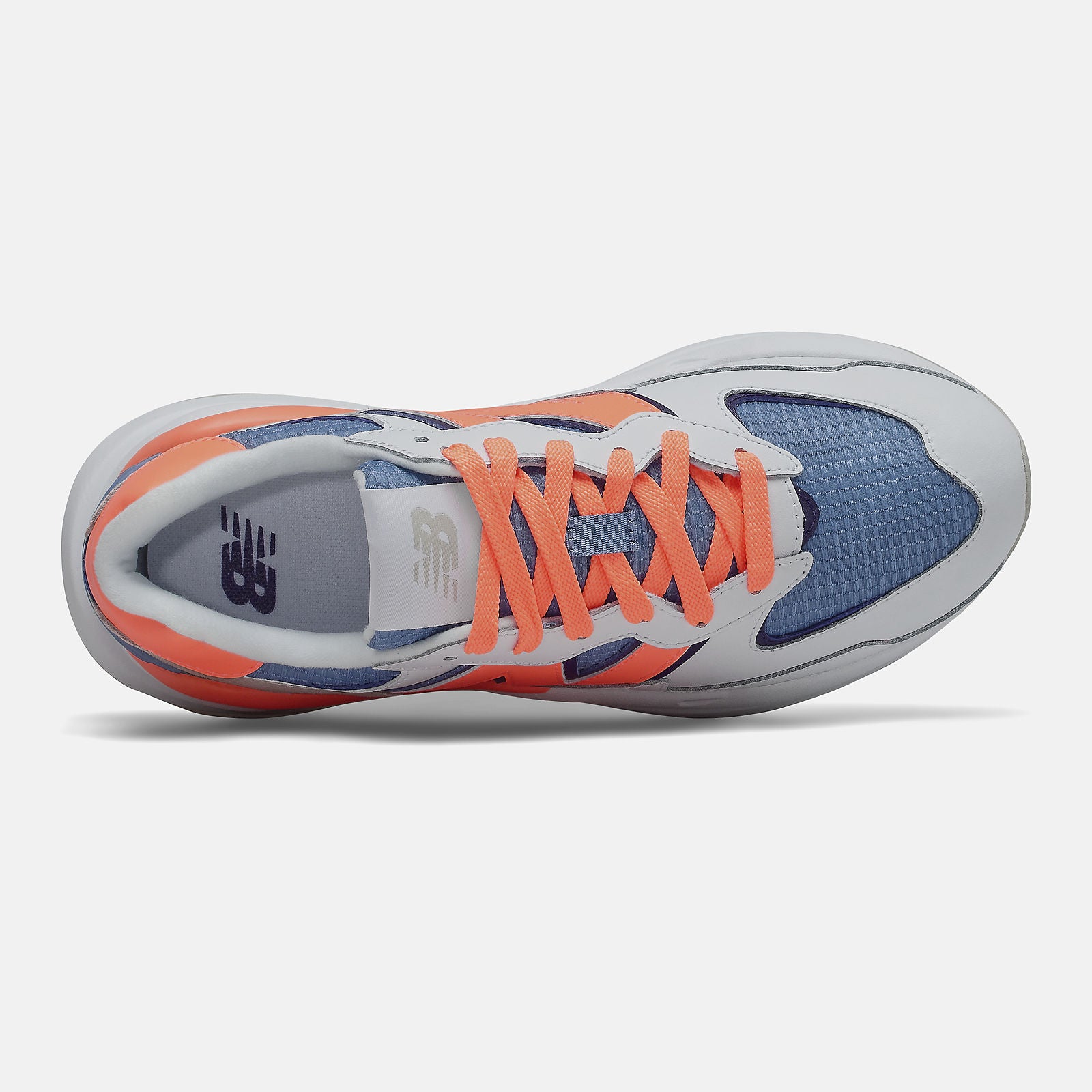 NB White/Stellar Blue 57/40 New Balance Shoes